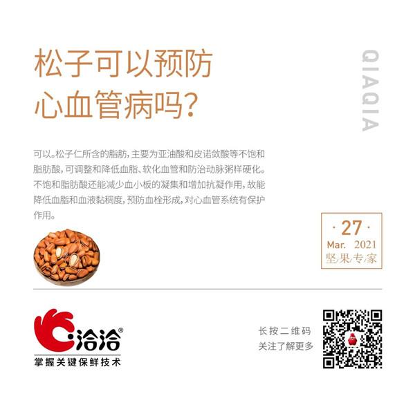 堅(jiān)果功效小科普 | 松子可以預(yù)防心血管病嗎？